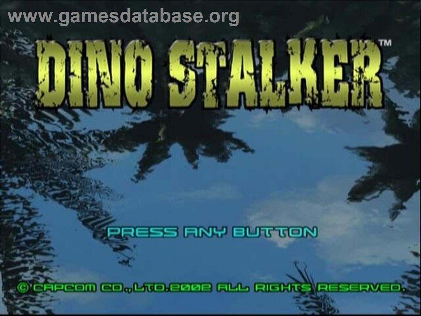 Dino Stalker - Sony Playstation 2 - Artwork - Title Screen