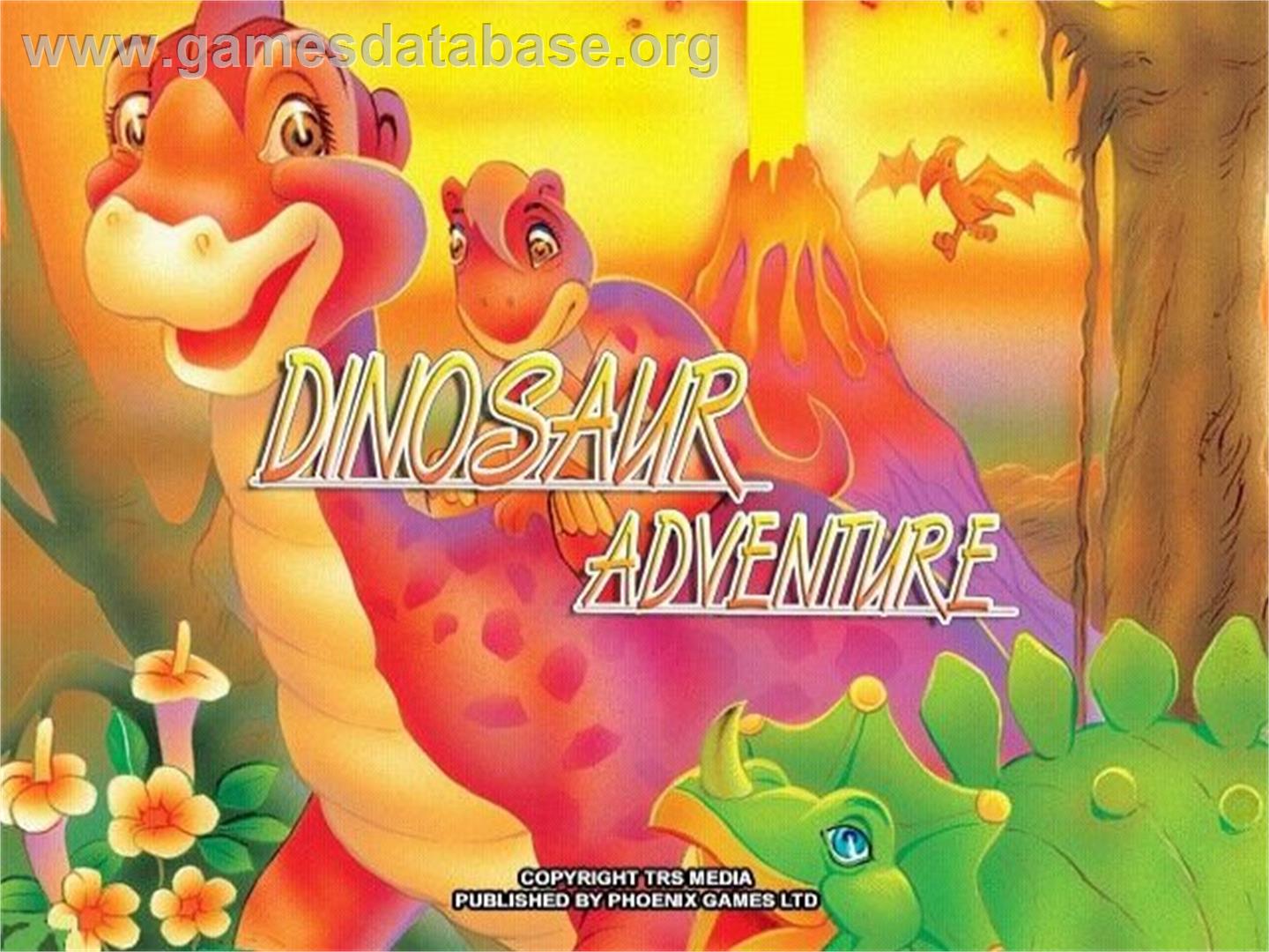 Dinosaur Adventure - Sony Playstation 2 - Artwork - Title Screen