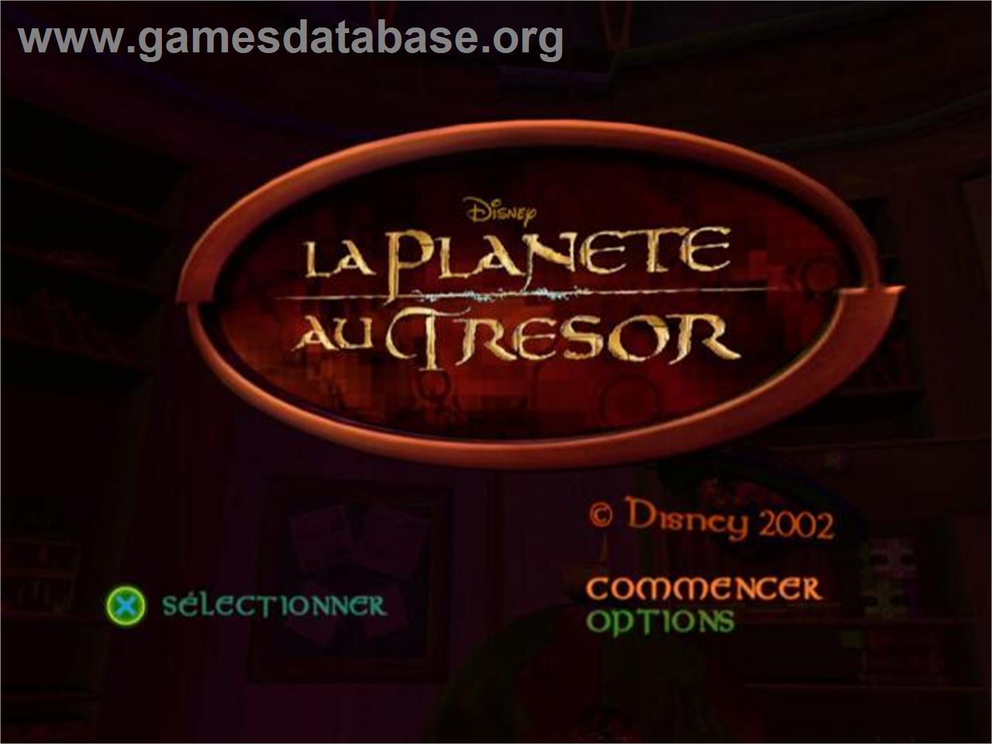 Disney's Treasure Planet - Sony Playstation 2 - Artwork - Title Screen