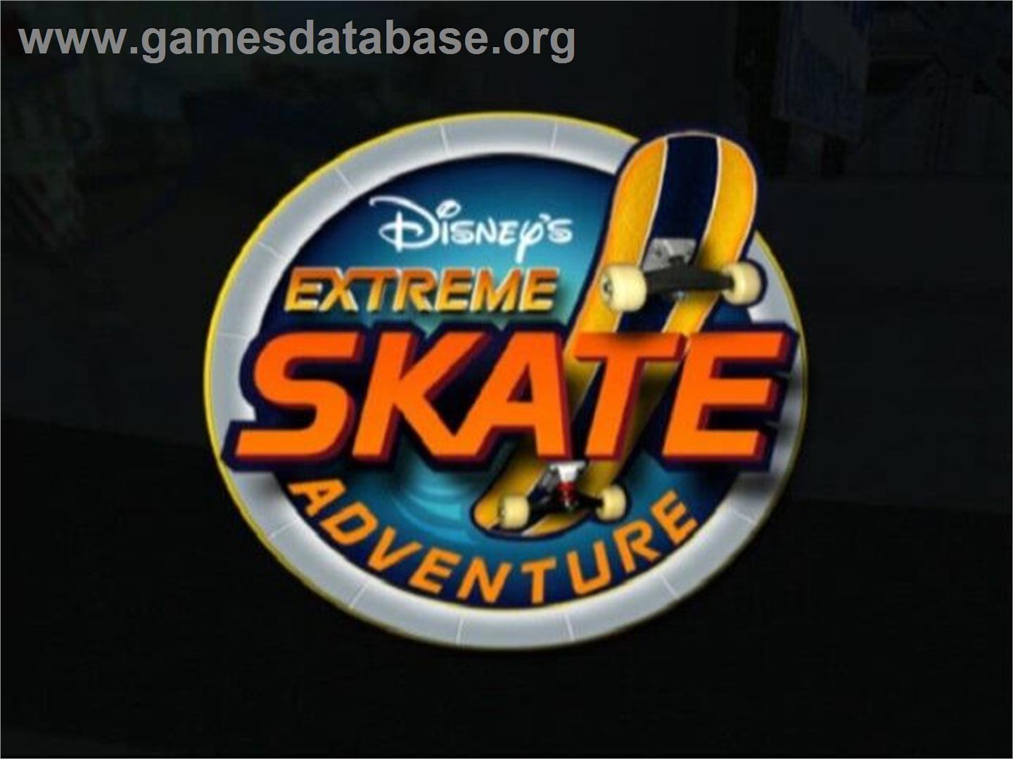 Disney Extreme Skate Adventure - Sony Playstation 2 - Artwork - Title Screen