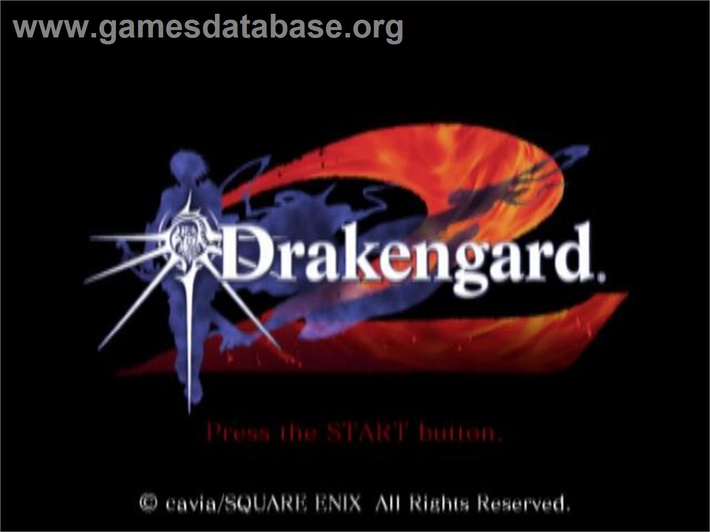 Drakengard 2 - Sony Playstation 2 - Artwork - Title Screen