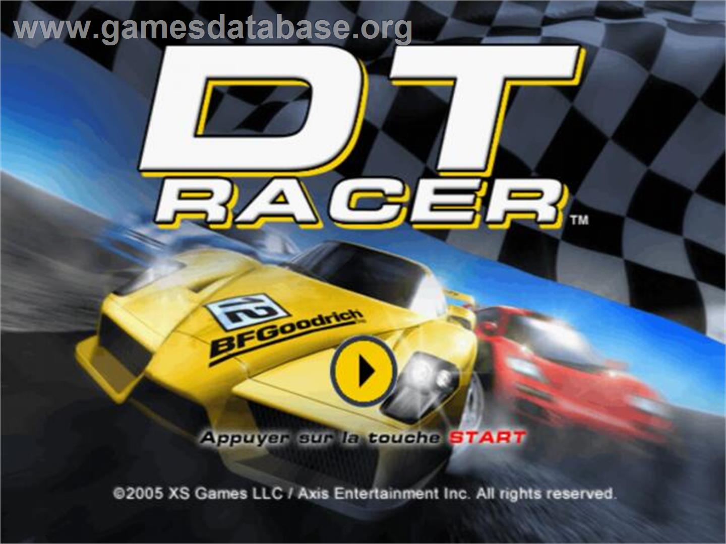 Dt Racer - Sony Playstation 2 - Artwork - Title Screen