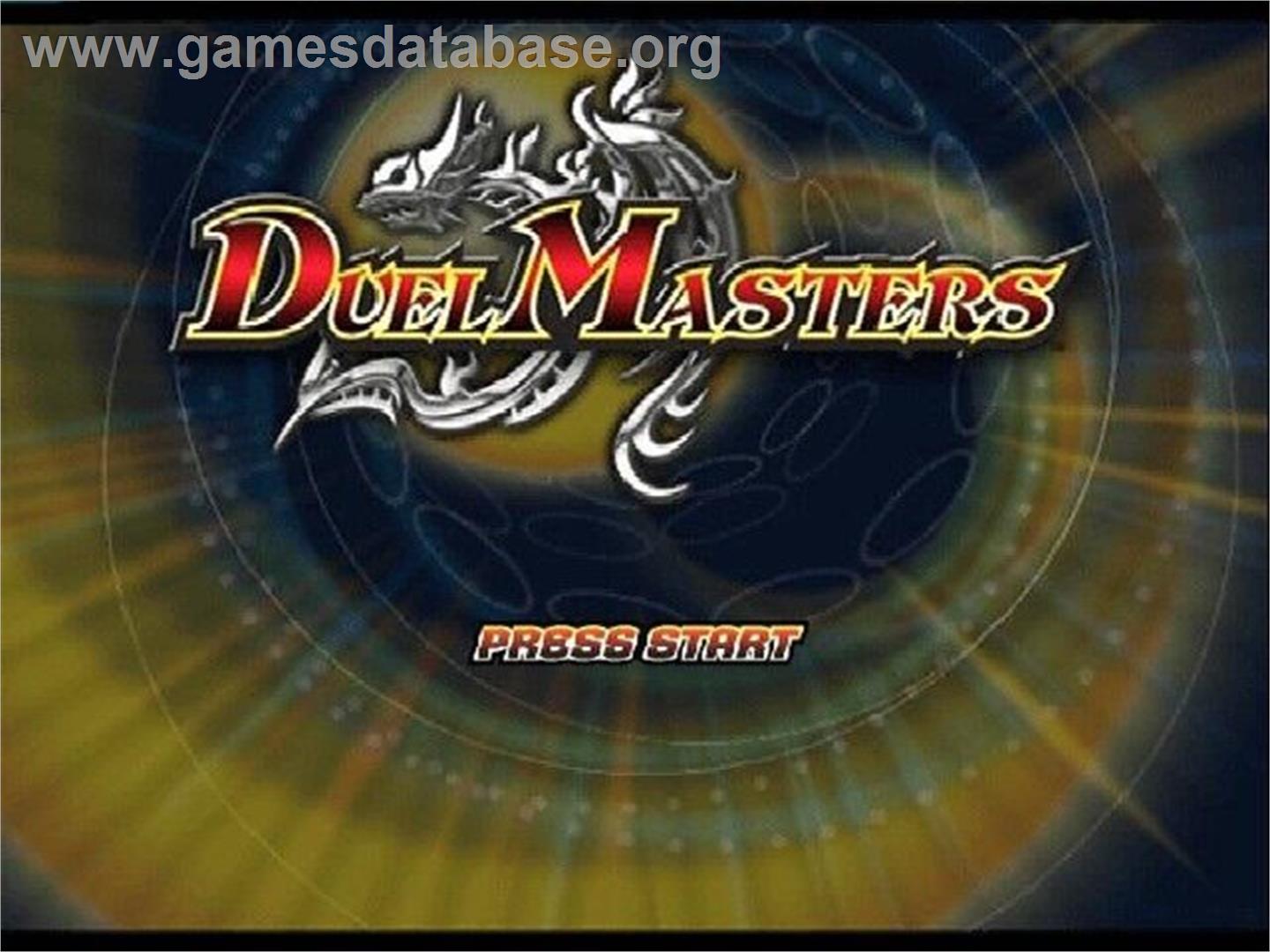 Duel Masters - Sony Playstation 2 - Artwork - Title Screen