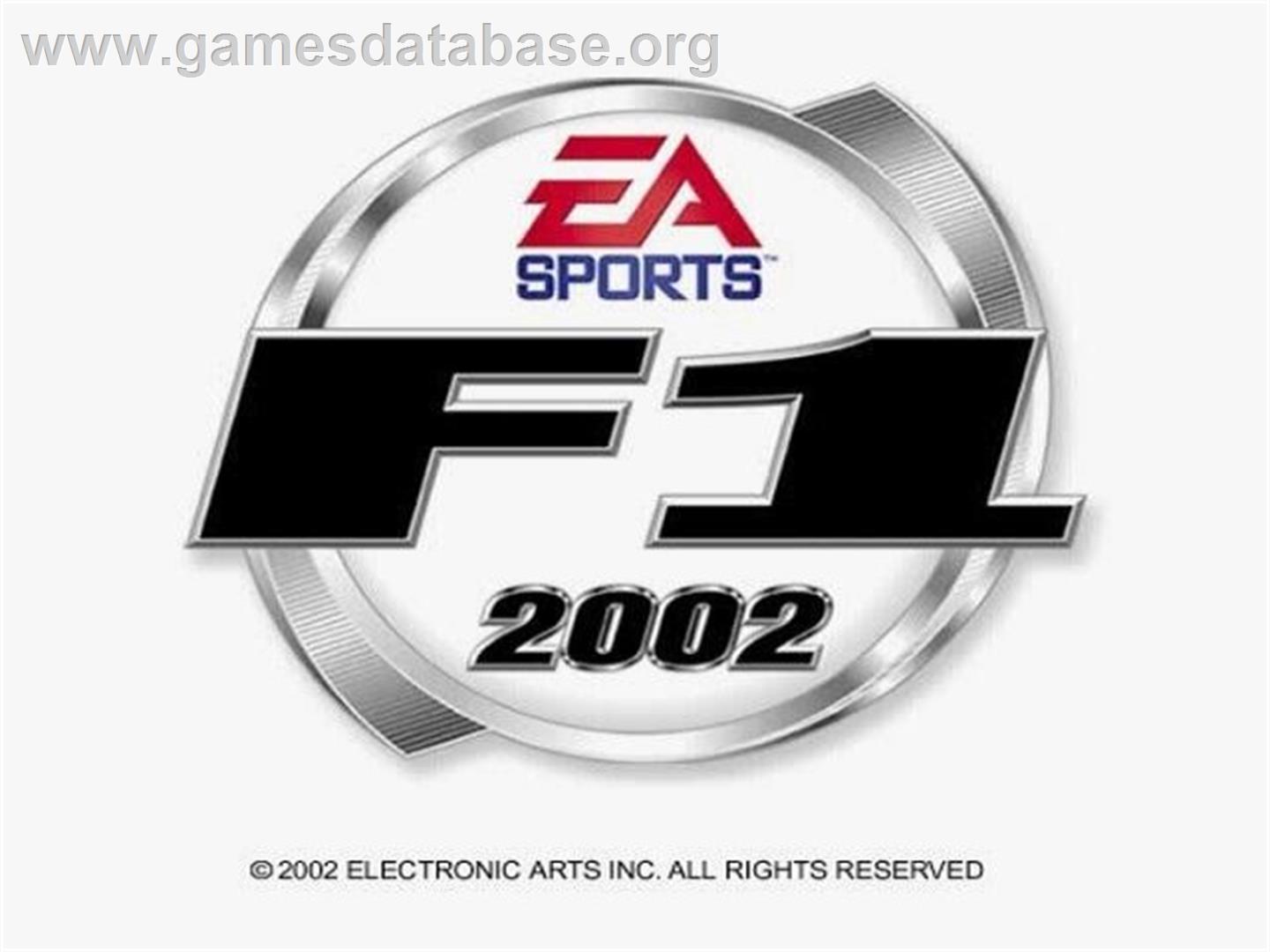 F1 2002 - Sony Playstation 2 - Artwork - Title Screen