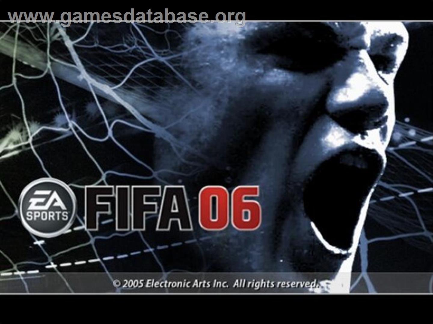 FIFA 06 - Sony Playstation 2 - Artwork - Title Screen