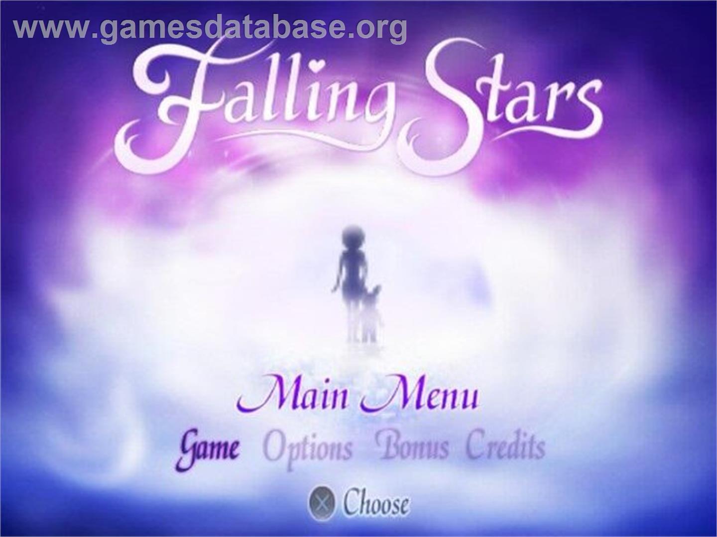 Falling Stars - Sony Playstation 2 - Artwork - Title Screen