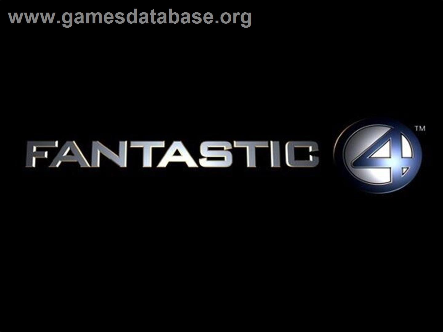Fantastic 4 - Sony Playstation 2 - Artwork - Title Screen