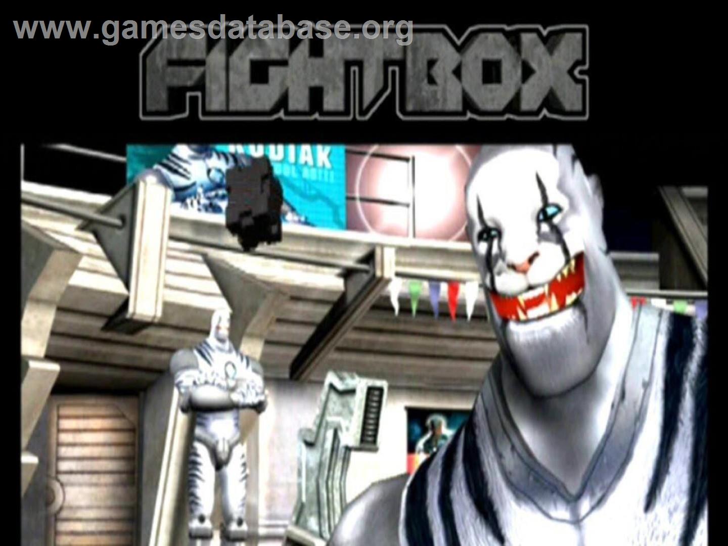 Fightbox - Sony Playstation 2 - Artwork - Title Screen