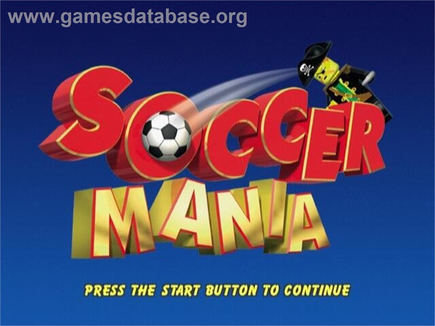 Football Mania - Sony Playstation 2 - Artwork - Title Screen