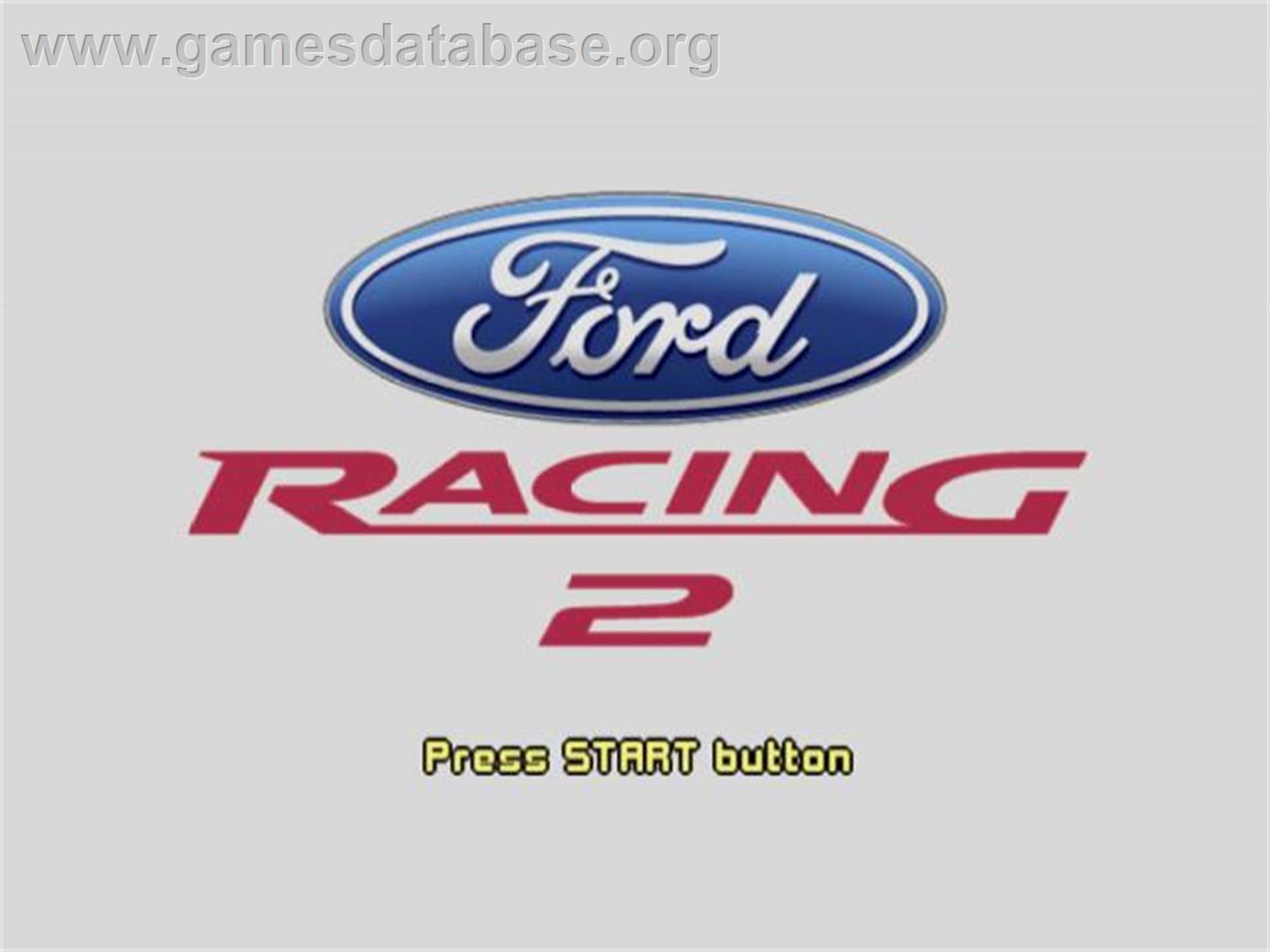 Ford Racing 2 - Sony Playstation 2 - Artwork - Title Screen