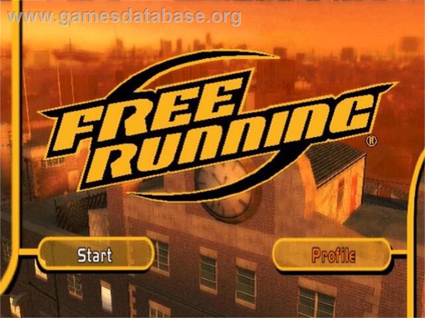 Free Running - Sony Playstation 2 - Artwork - Title Screen