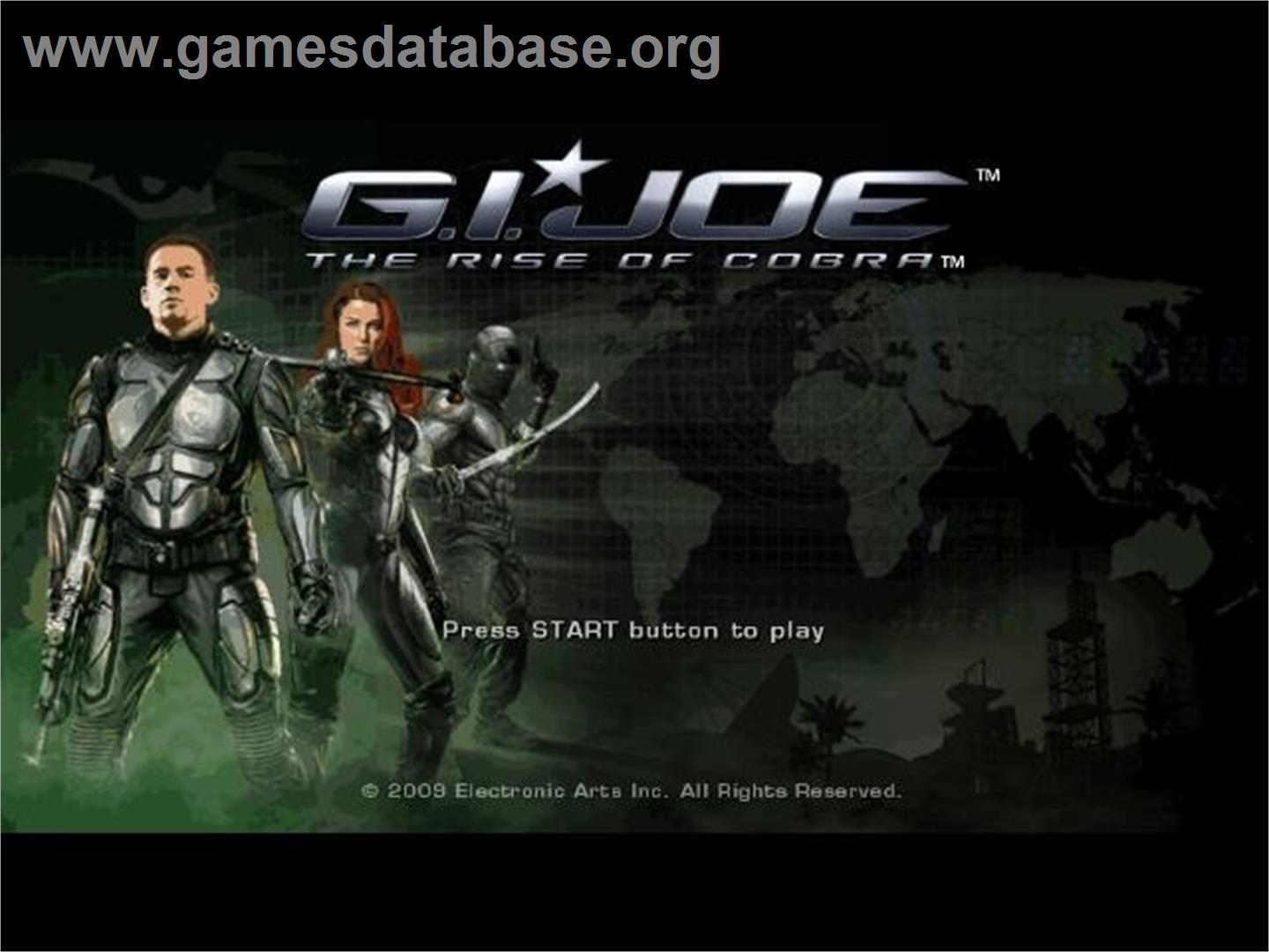 G.i. Joe - Le Réveil Du Cobra - Sony Playstation 2 - Artwork - Title Screen