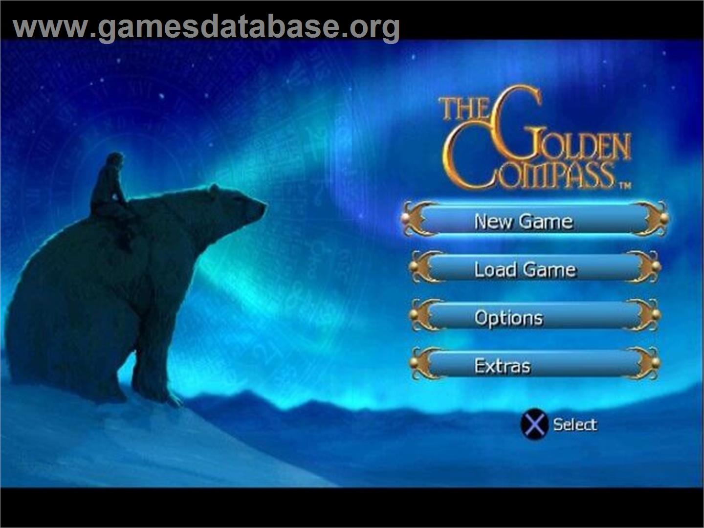 Golden Compass ,The - Sony Playstation 2 - Artwork - Title Screen
