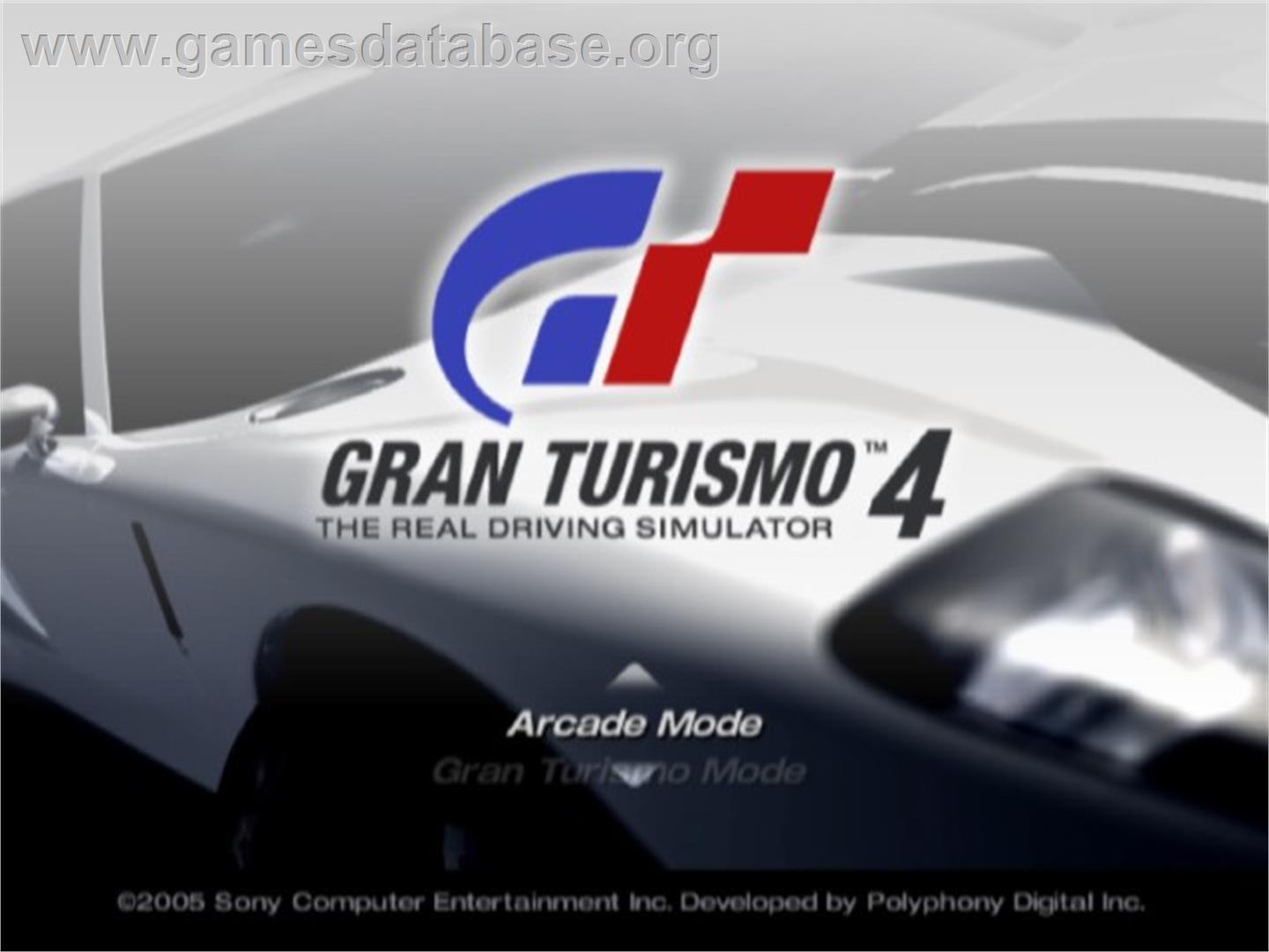 Gran Turismo 4 - Sony Playstation 2 - Artwork - Title Screen