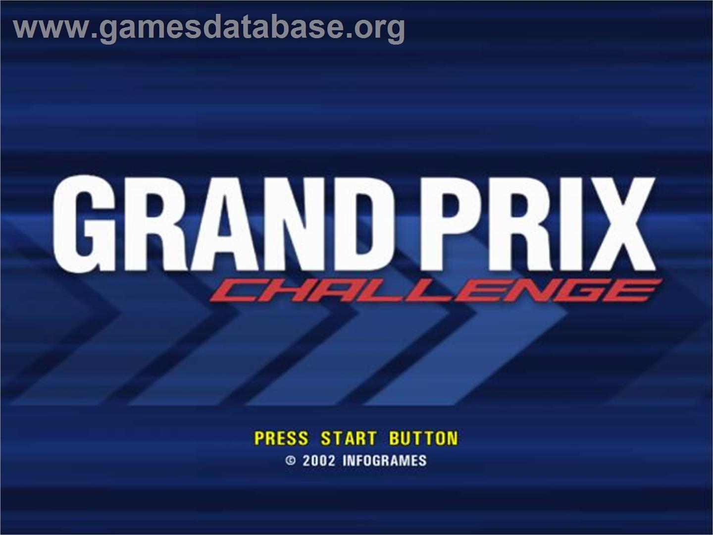 Grand Prix Challenge - Sony Playstation 2 - Artwork - Title Screen