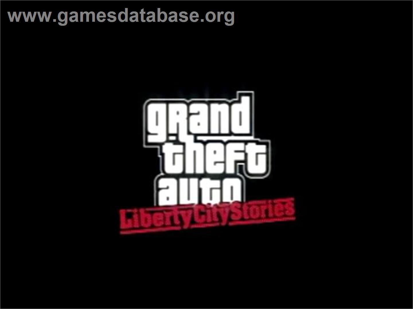 Grand Theft Auto - Liberty City Stories - Sony Playstation 2 - Artwork - Title Screen