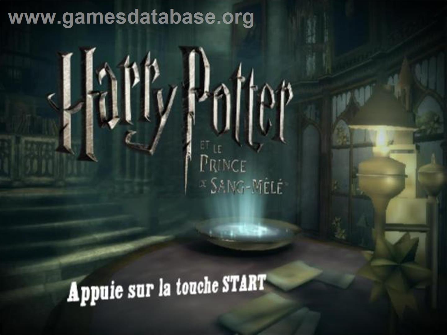 Harry Potter And The Half-blood Prince - Sony Playstation 2 - Artwork - Title Screen