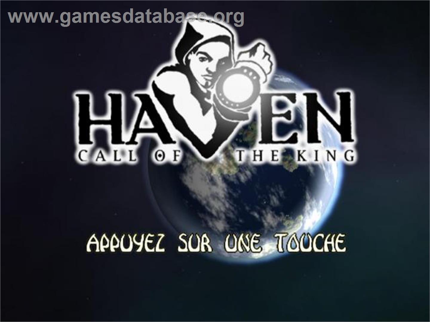 Haven - Call Of The King - Sony Playstation 2 - Artwork - Title Screen
