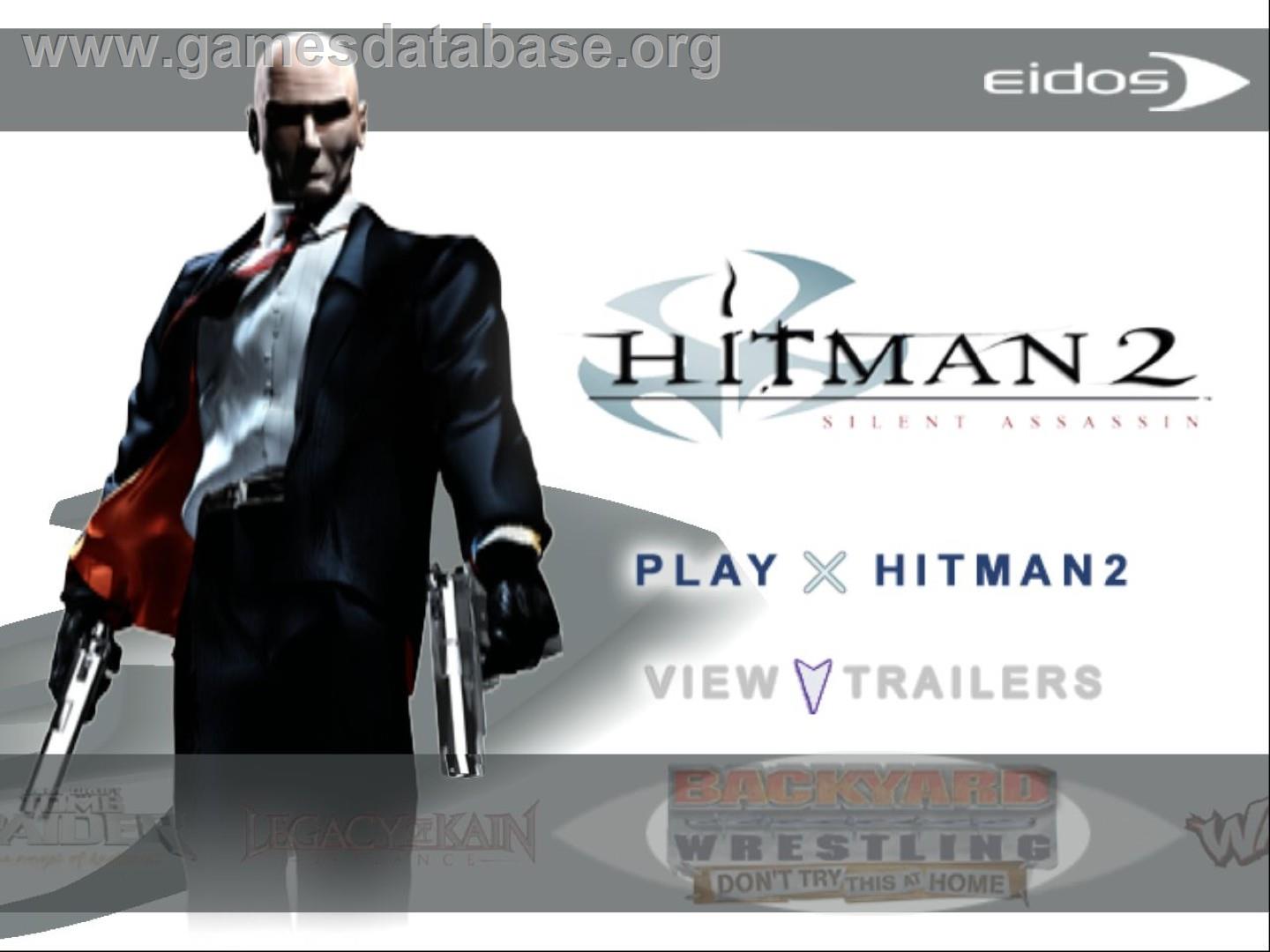 Hitman 2 - Silent Assassin - Sony Playstation 2 - Artwork - Title Screen