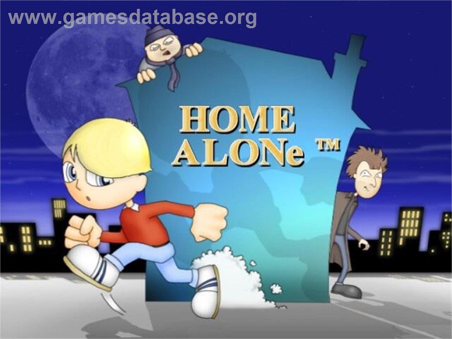 Home Alone - Sony Playstation 2 - Artwork - Title Screen