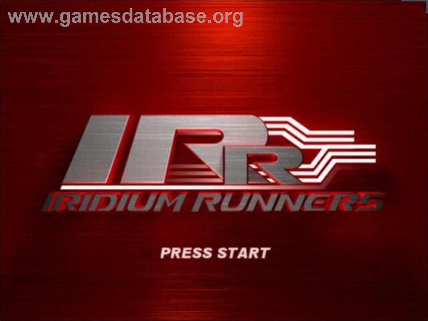 Iridium Runners - Sony Playstation 2 - Artwork - Title Screen