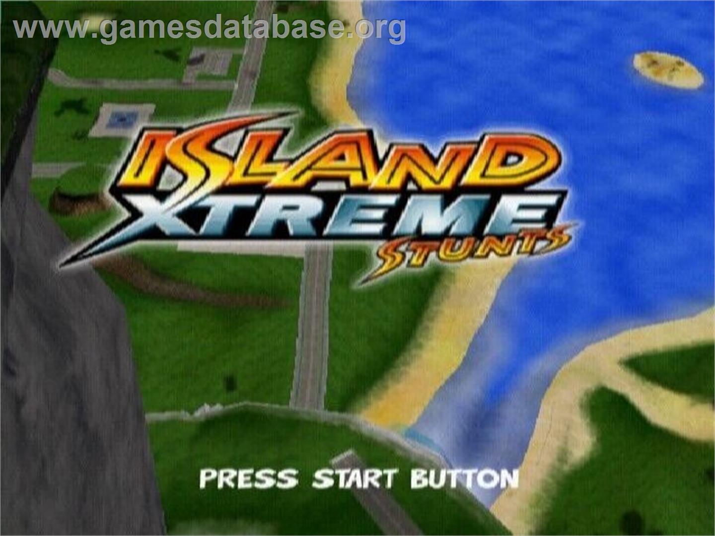Island Xtreme Stunts - Sony Playstation 2 - Artwork - Title Screen