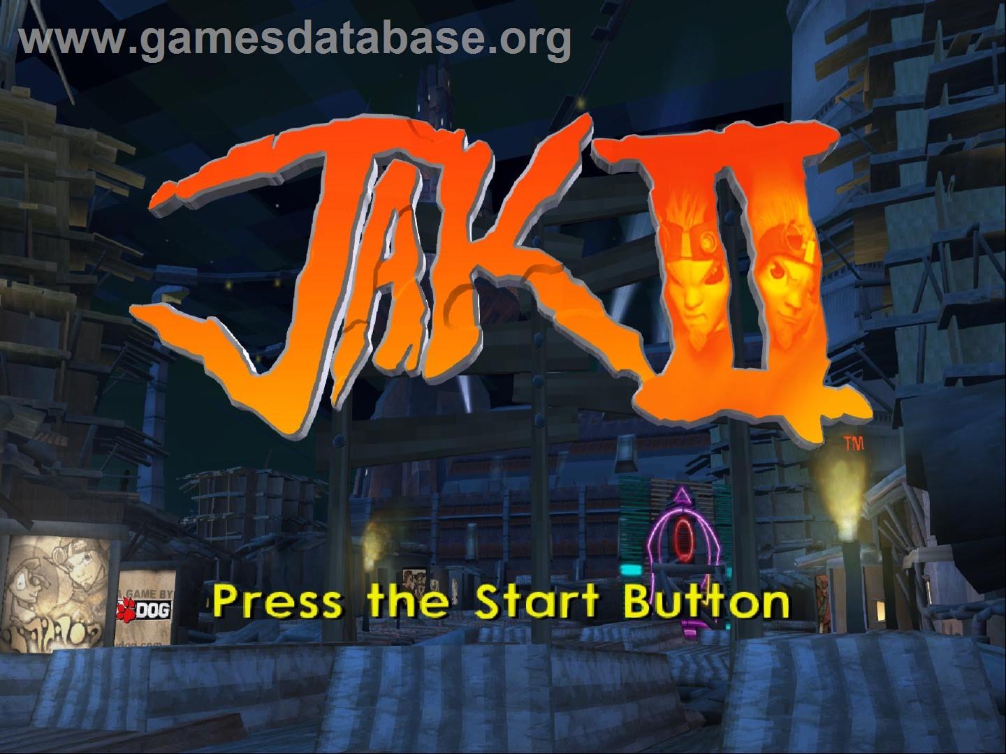 Jak 2 - Renegade - Sony Playstation 2 - Artwork - Title Screen