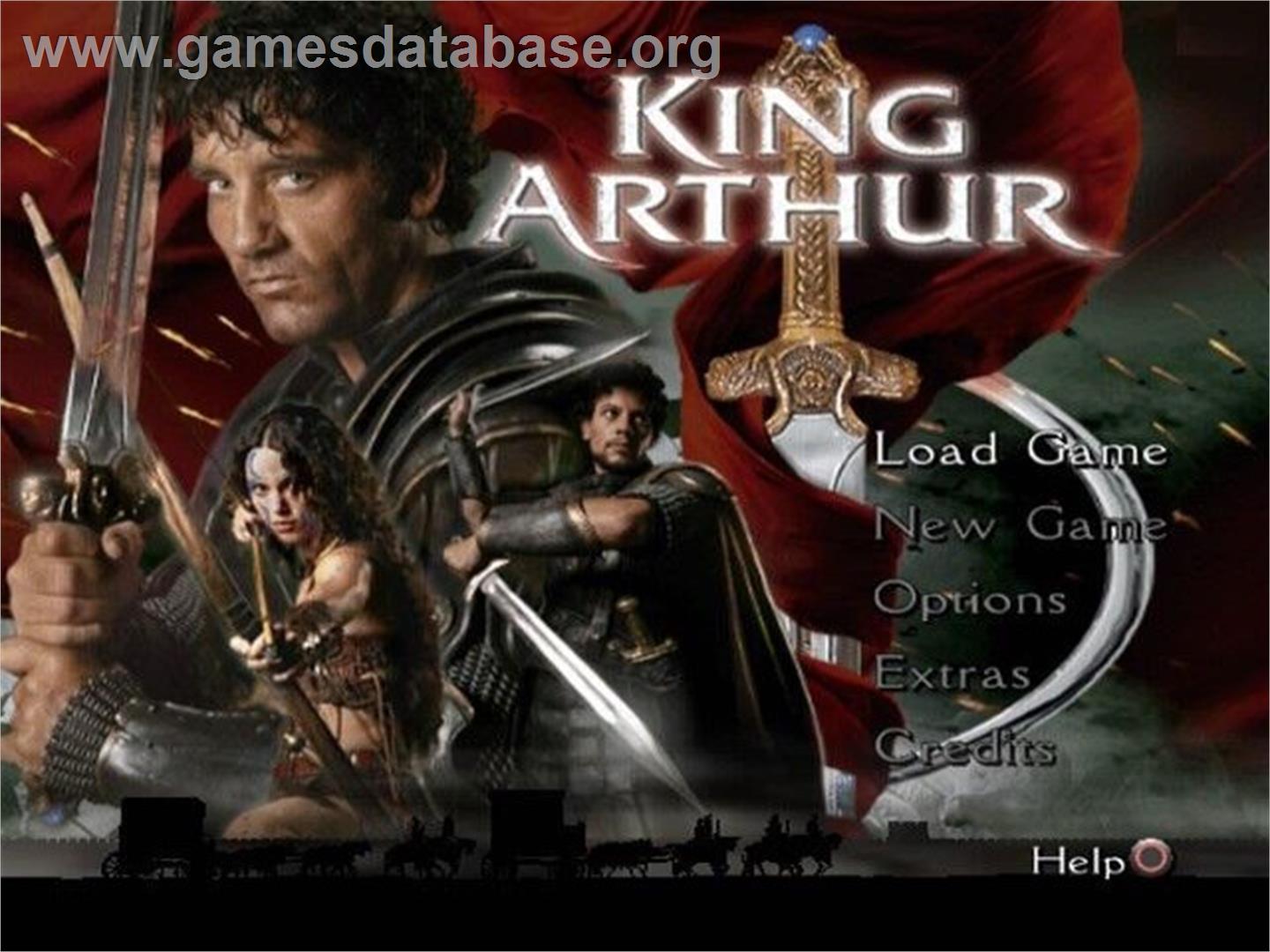 King Arthur - Sony Playstation 2 - Artwork - Title Screen