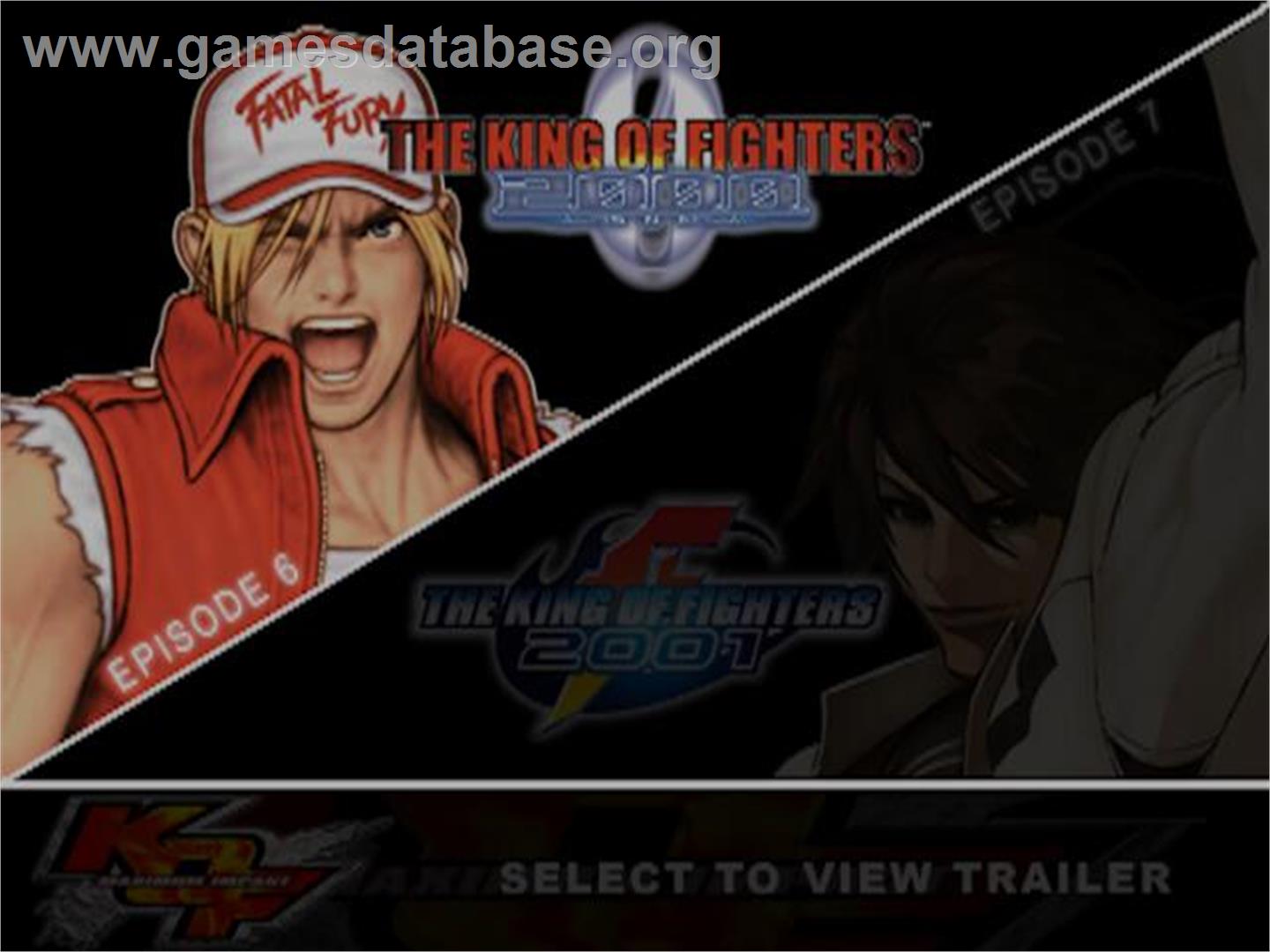 King Of Fighters 2001, The - Sony Playstation 2 - Artwork - Title Screen