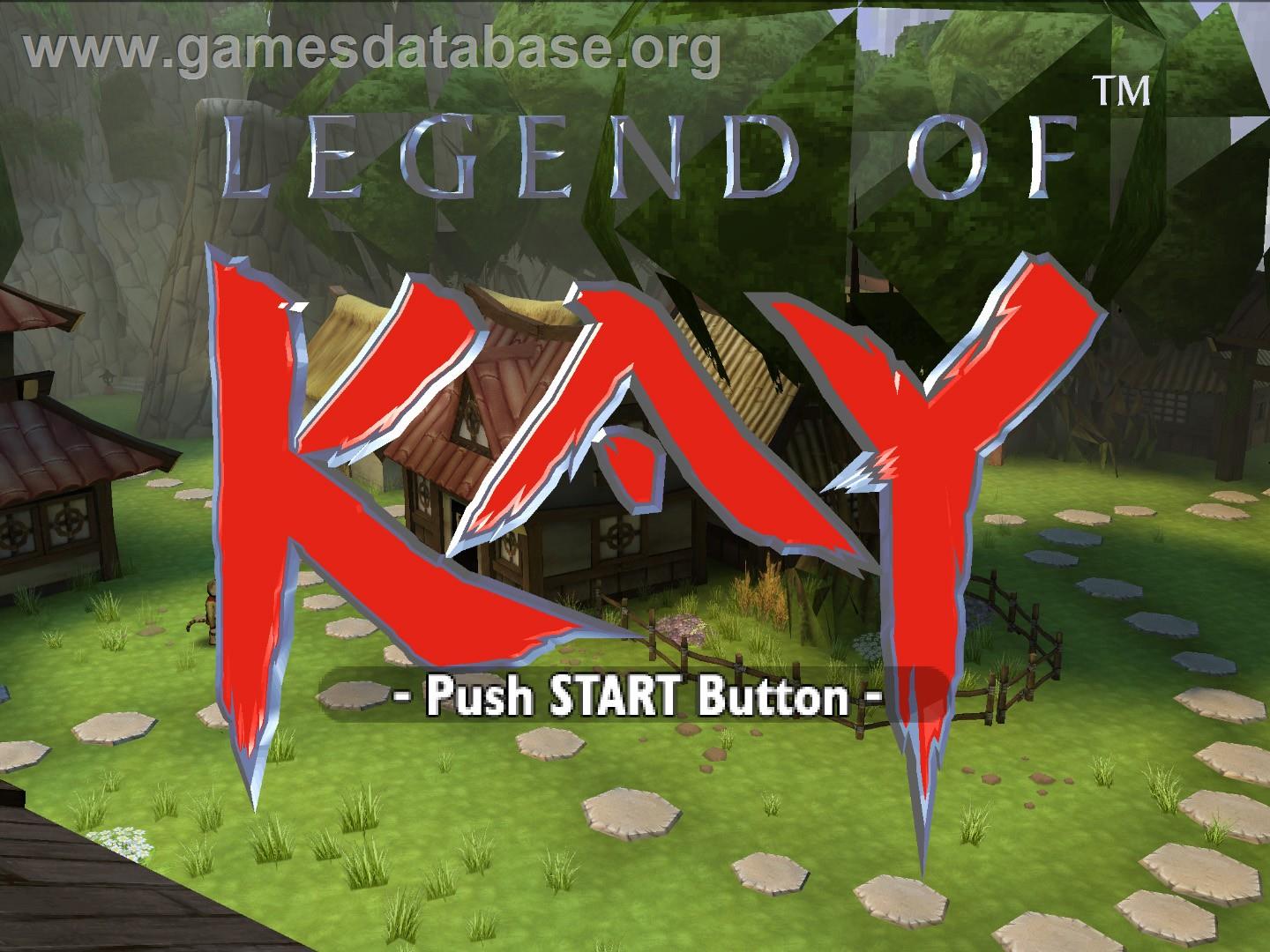 Legend Of Kay - Sony Playstation 2 - Artwork - Title Screen
