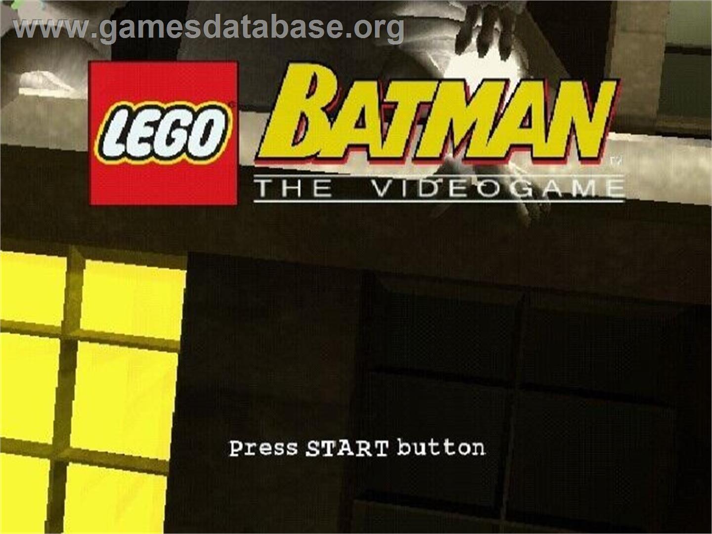 Lego Batman - The Videogame - Sony Playstation 2 - Artwork - Title Screen