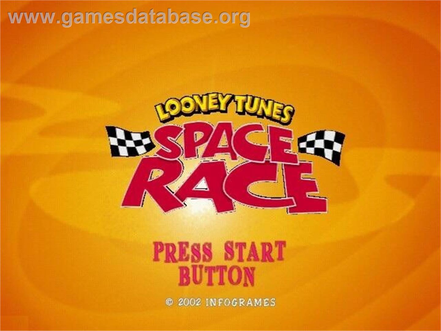 Looney Tunes - Space Race - Sony Playstation 2 - Artwork - Title Screen