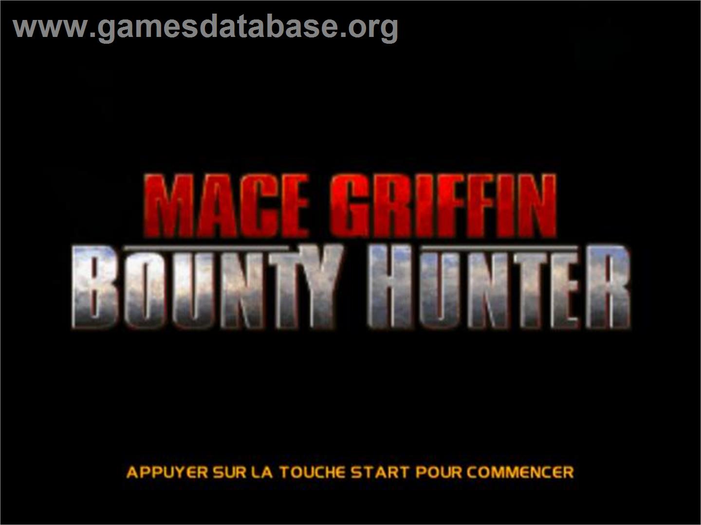 Mace Griffin - Bounty Hunter - Sony Playstation 2 - Artwork - Title Screen