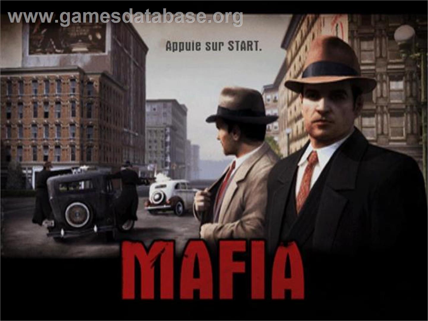 Mafia - Sony Playstation 2 - Artwork - Title Screen