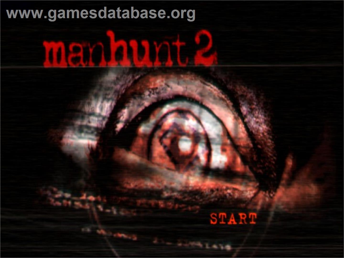 Manhunt 2 - Sony Playstation 2 - Artwork - Title Screen