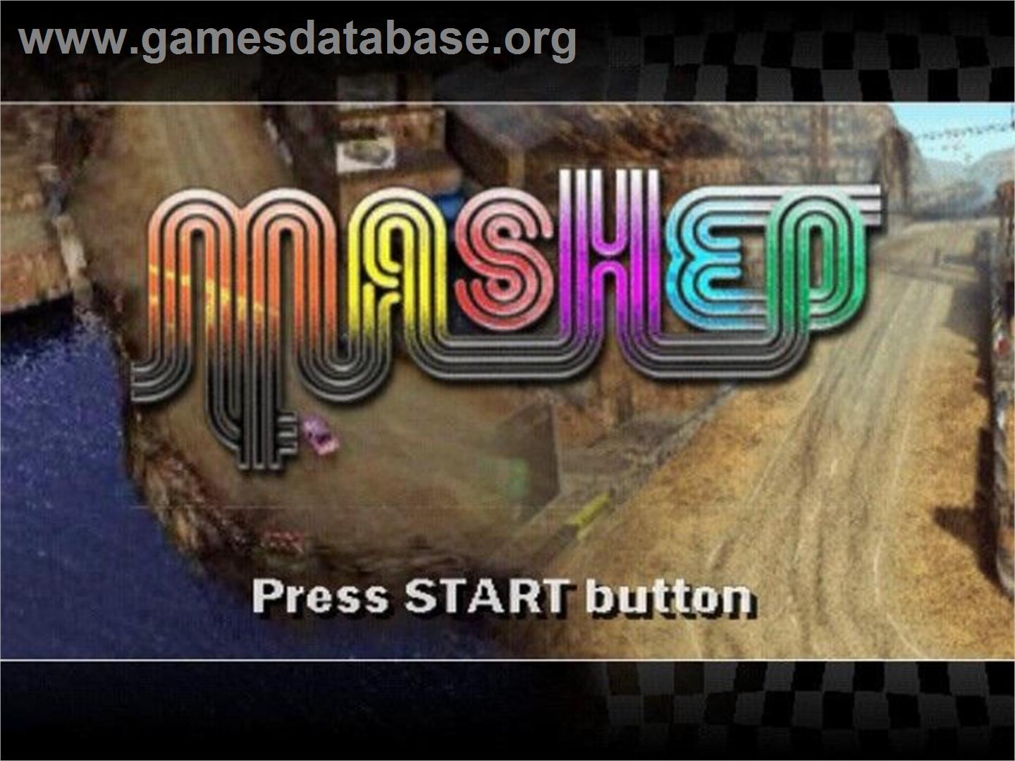 Mashed Fully Loaded - Sony Playstation 2 - Artwork - Title Screen