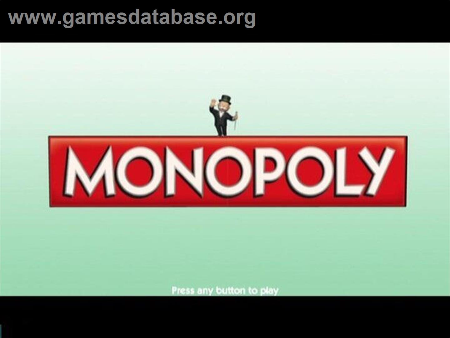 Monopoly - Sony Playstation 2 - Artwork - Title Screen