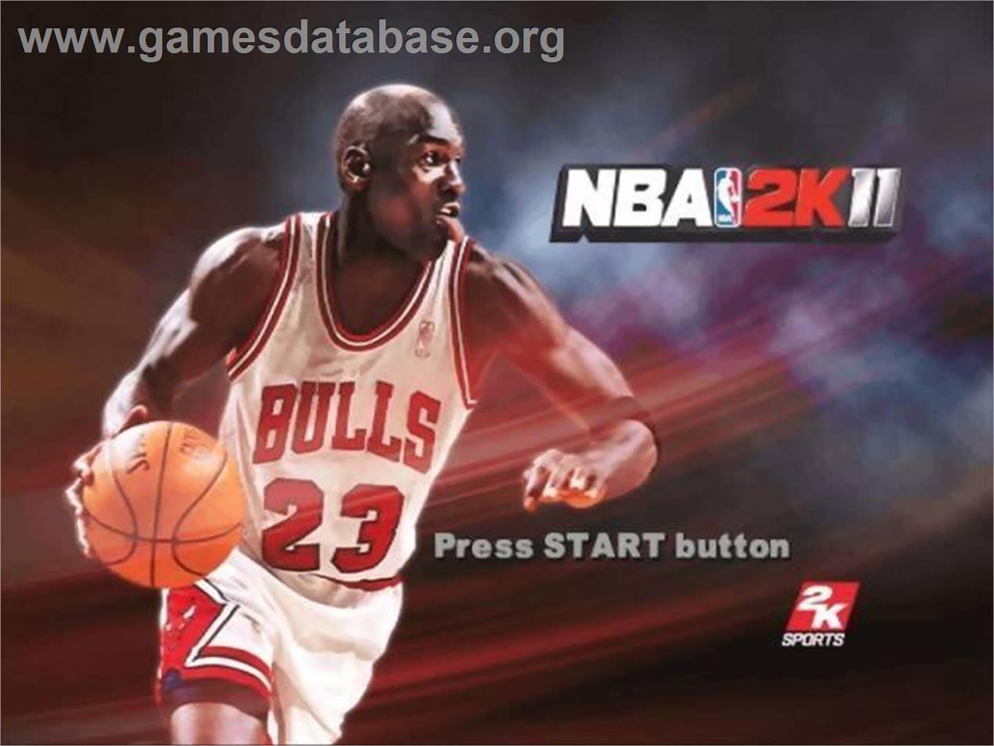 Nba 2k11 - Sony Playstation 2 - Artwork - Title Screen