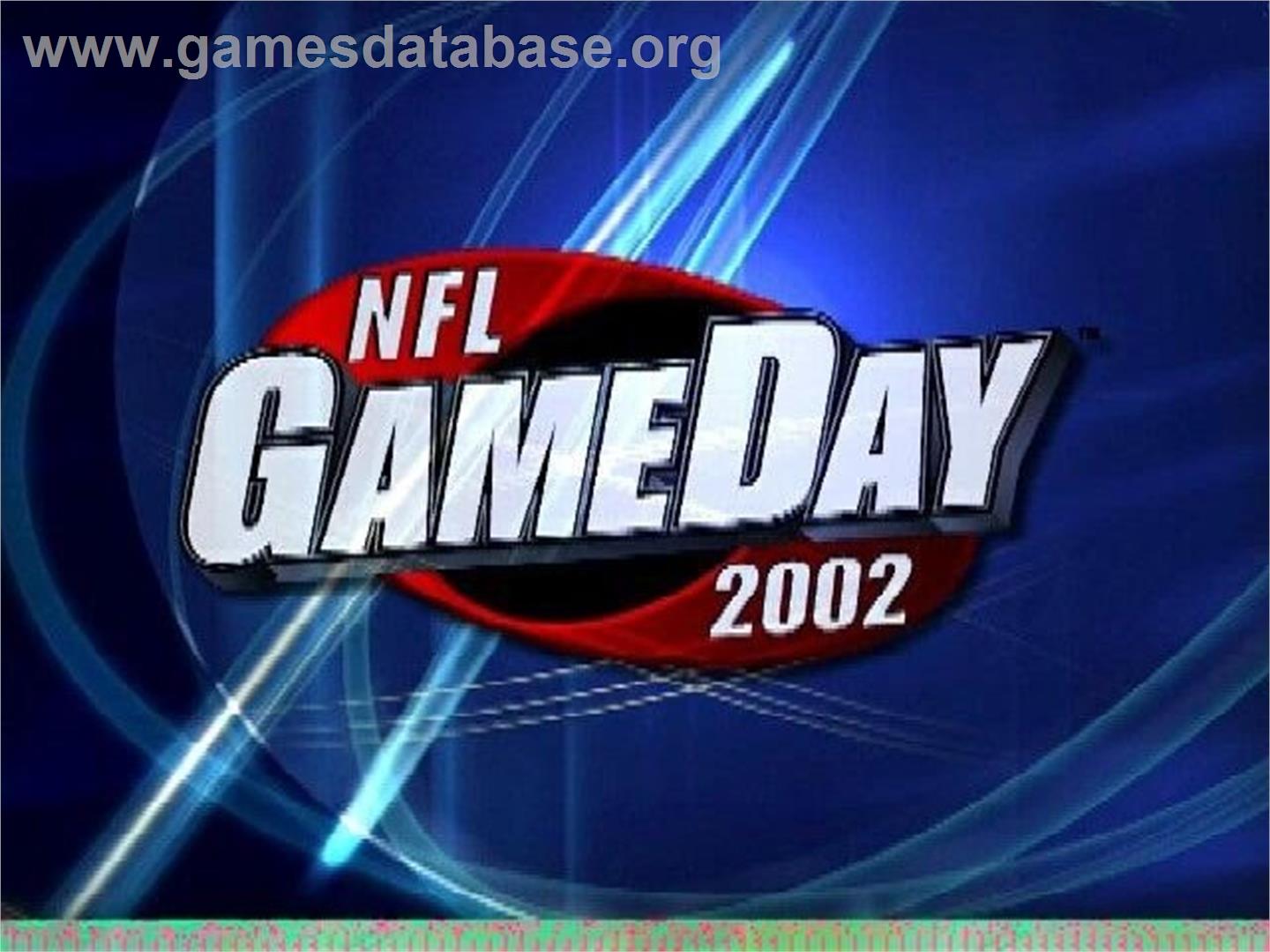 Nfl Gameday 2002 - Sony Playstation 2 - Artwork - Title Screen