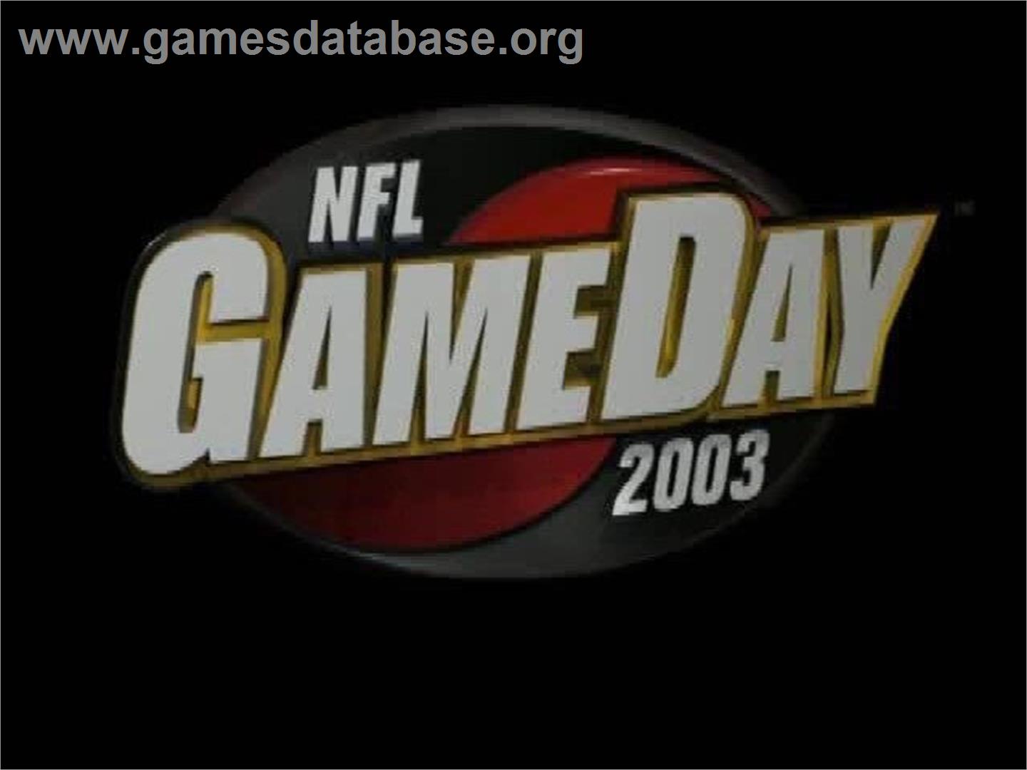 Nfl Gameday 2003 - Sony Playstation 2 - Artwork - Title Screen