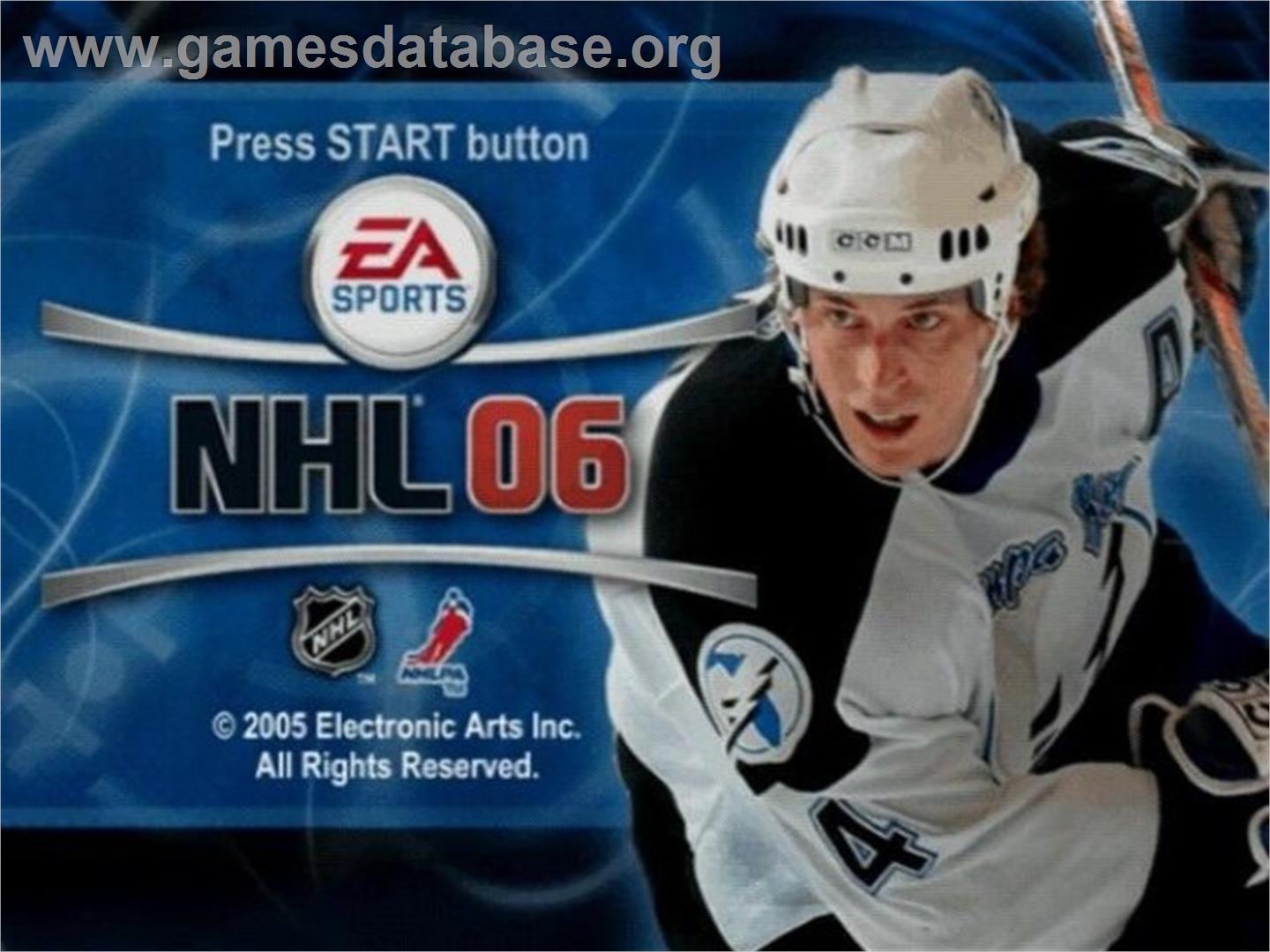 Nhl 06 - Sony Playstation 2 - Artwork - Title Screen