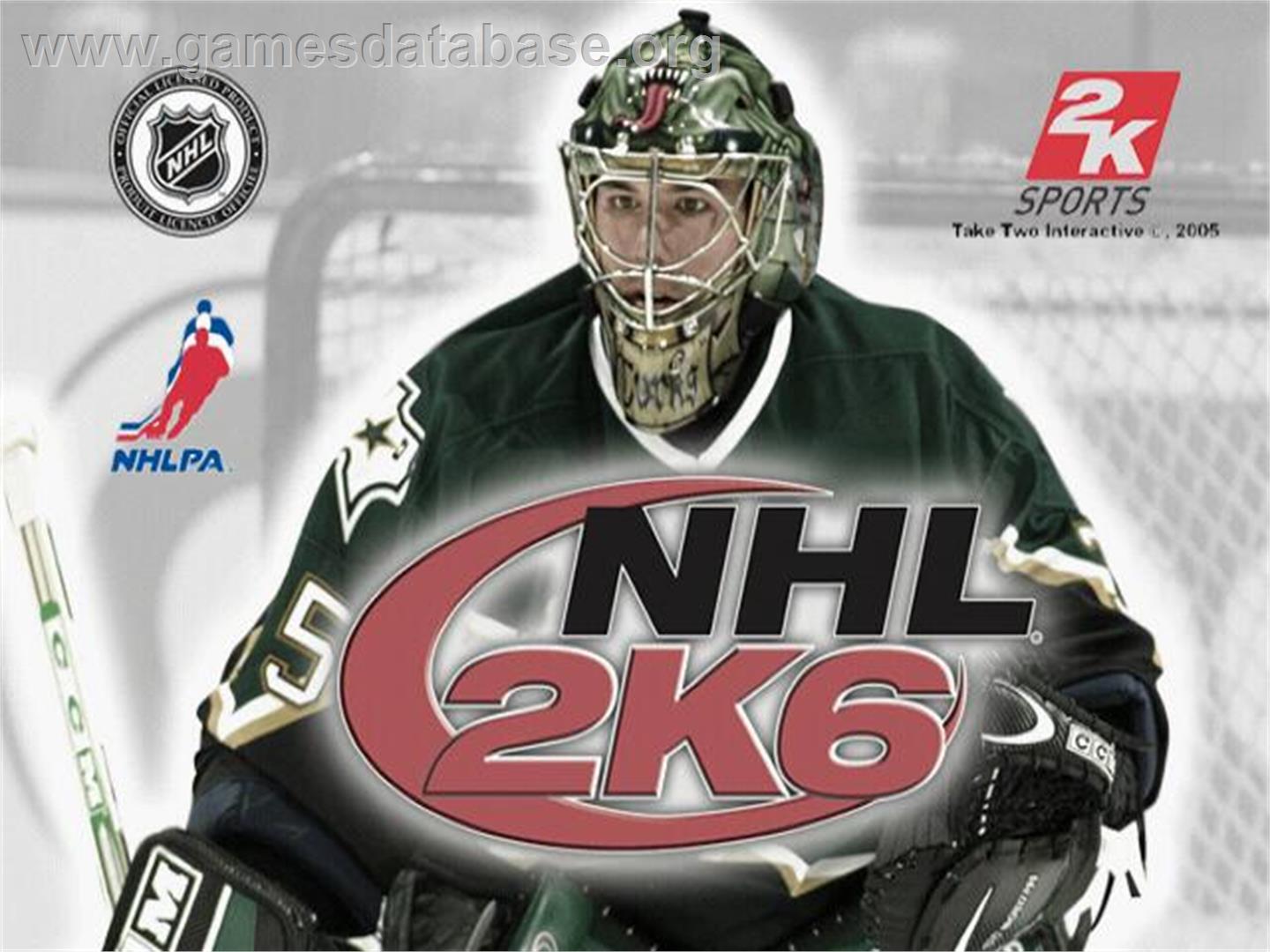 Nhl 2k6 - Sony Playstation 2 - Artwork - Title Screen