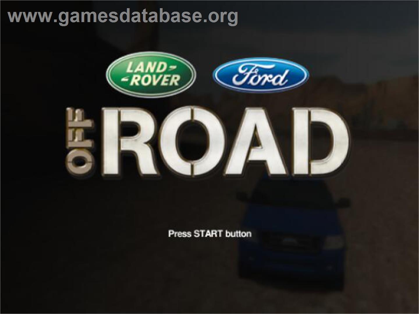 Off Road - Sony Playstation 2 - Artwork - Title Screen