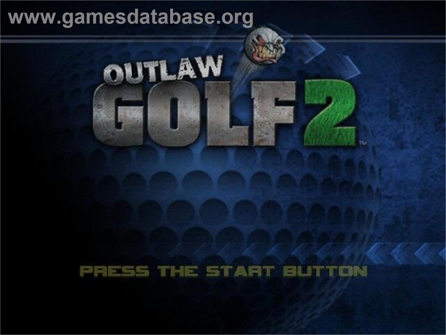 Outlaw Golf 2 - Sony Playstation 2 - Artwork - Title Screen