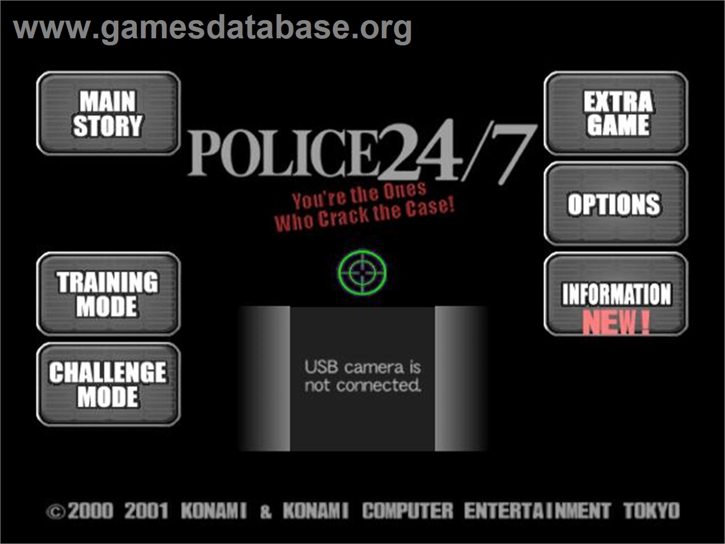 Police 24/7 - Sony Playstation 2 - Artwork - Title Screen
