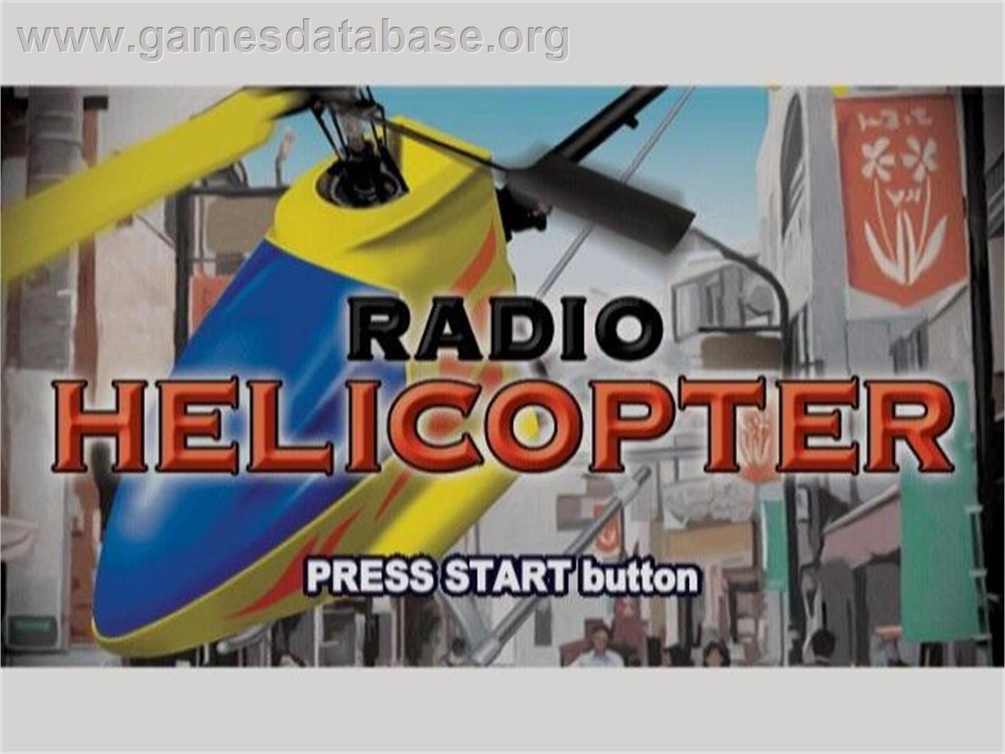 Radio Helicopter - Sony Playstation 2 - Artwork - Title Screen