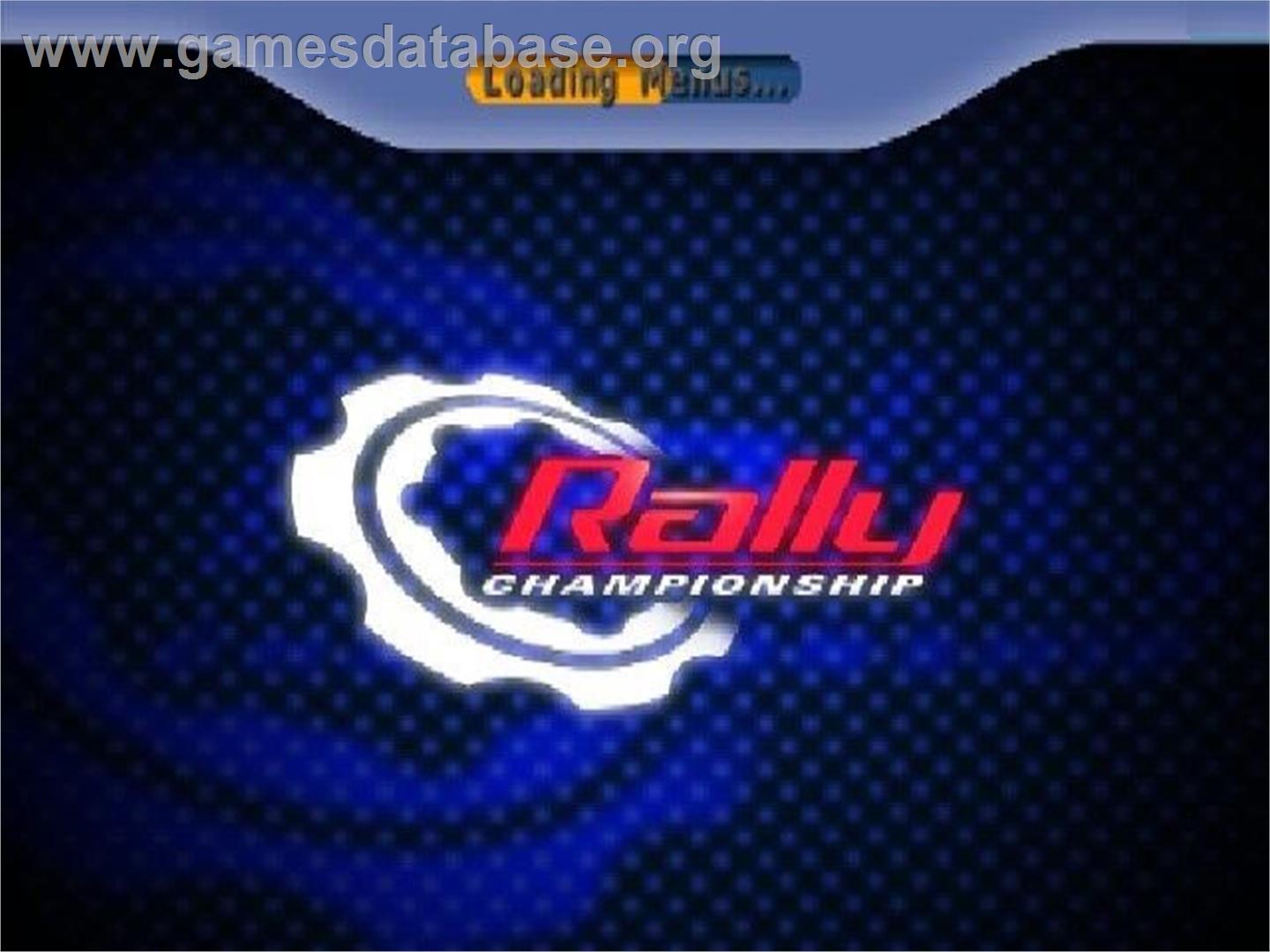 Rally Championship - Sony Playstation 2 - Artwork - Title Screen