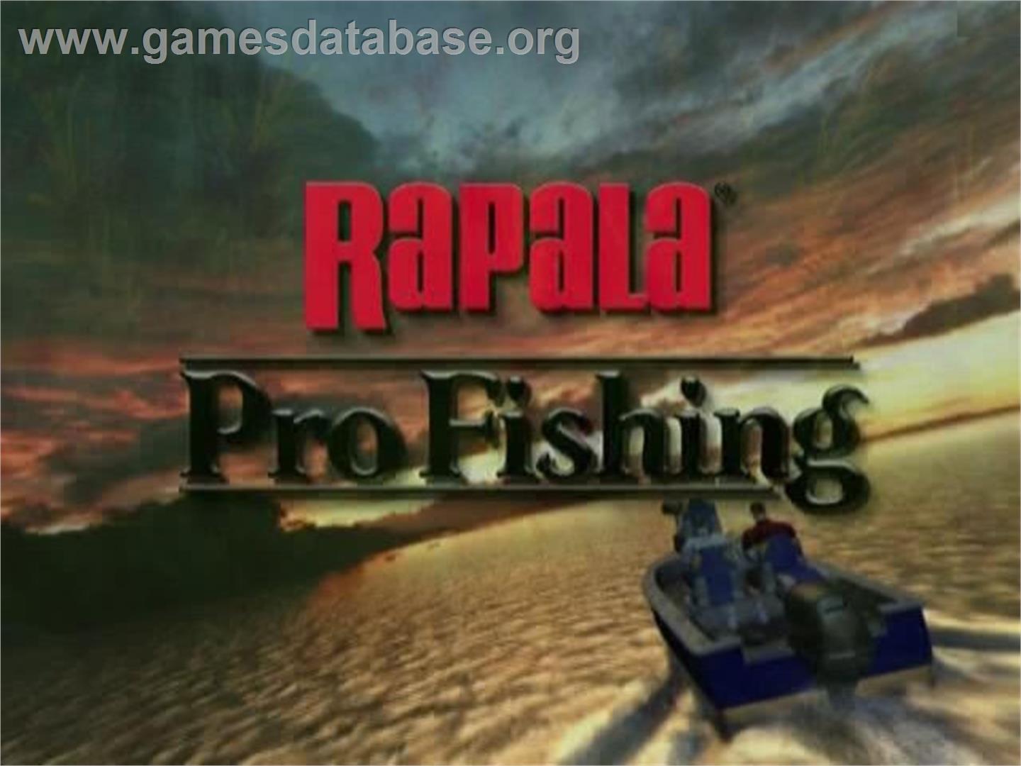 Rapala Pro Fishing - Sony Playstation 2 - Artwork - Title Screen