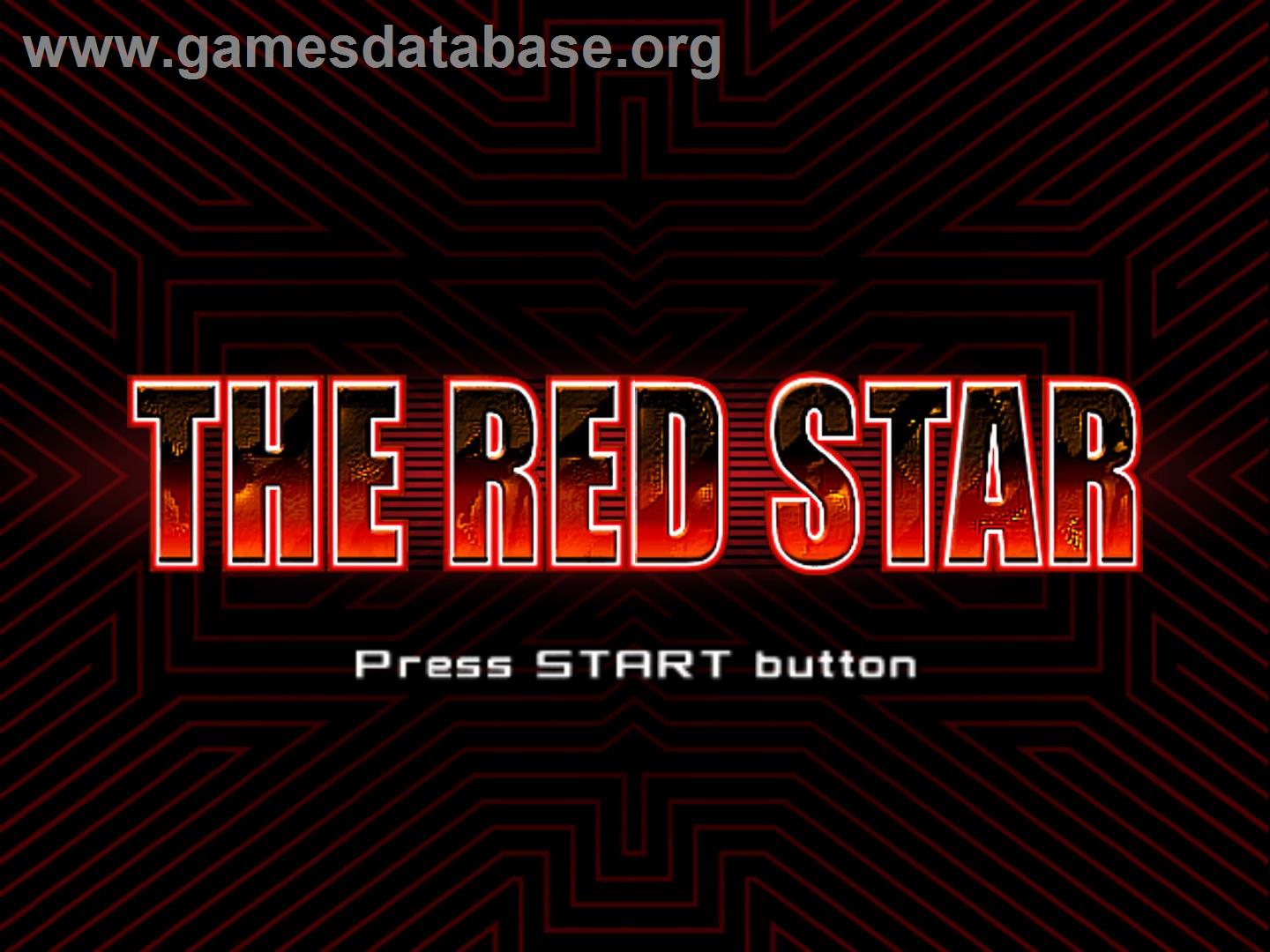 Red Star, The - Sony Playstation 2 - Artwork - Title Screen