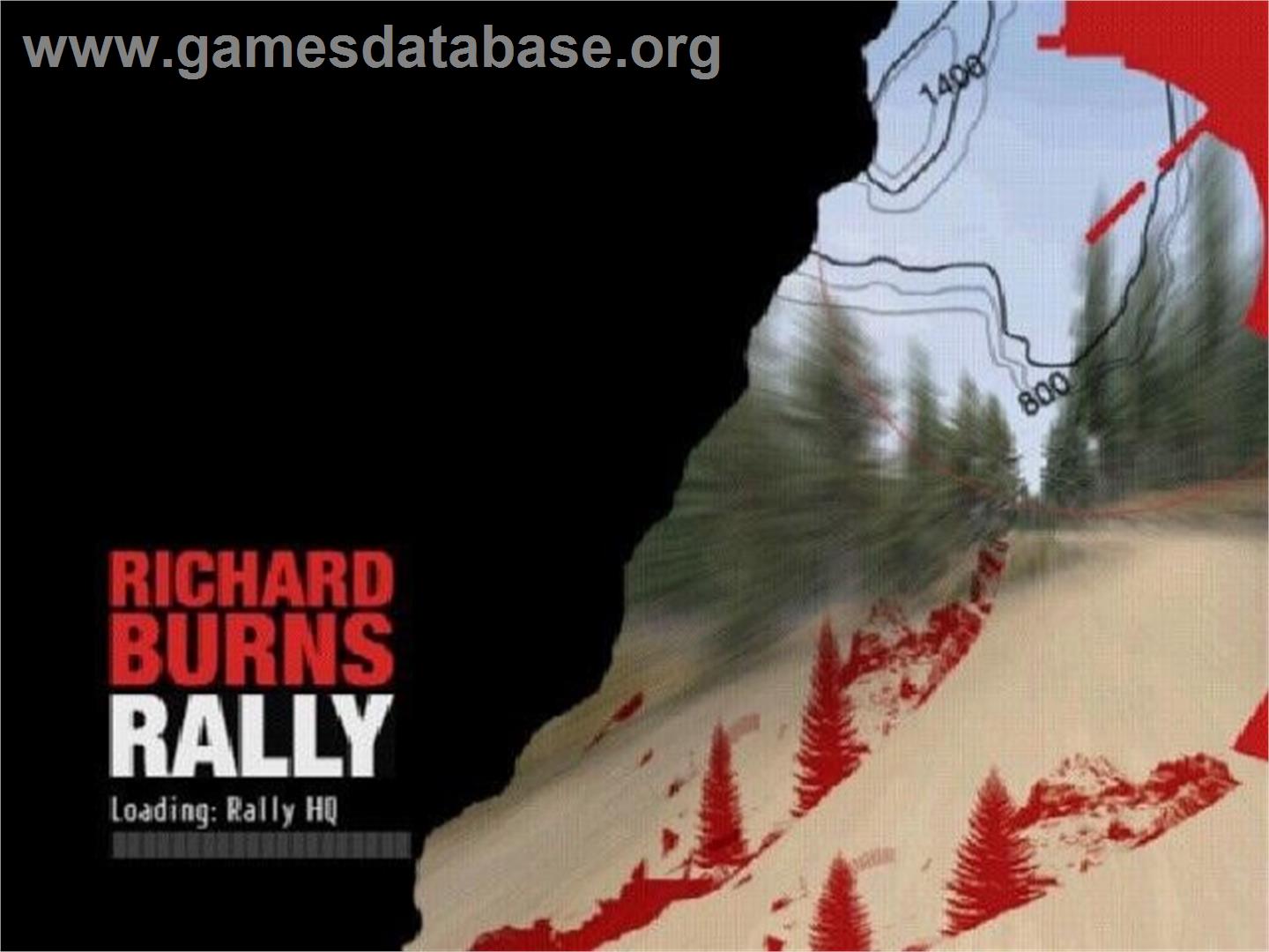 Richard Burns Rally - Sony Playstation 2 - Artwork - Title Screen